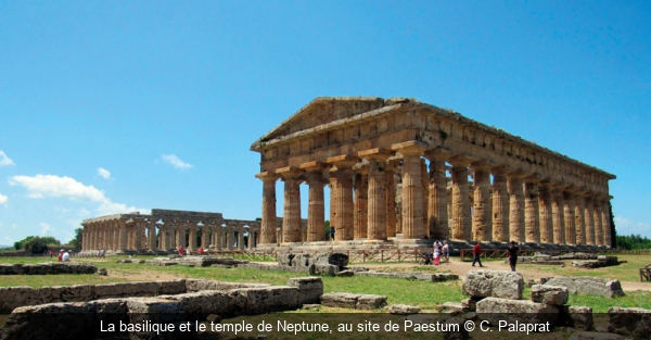 La basilique et le temple de Neptune, au site de Paestum C. Palaprat